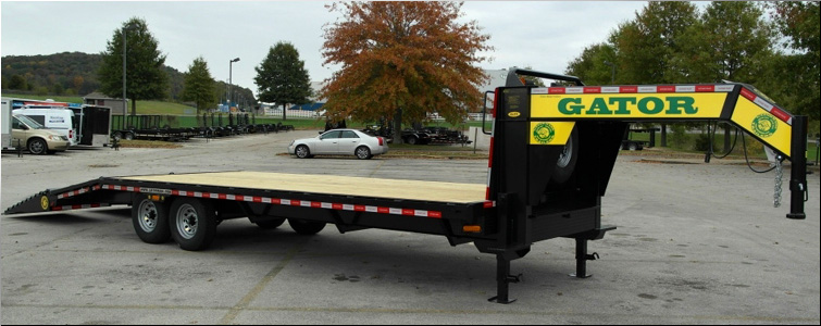 Gooseneck flat bed trailer for sale14k  Campbell County, Kentucky